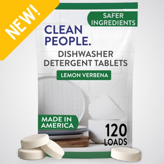 Clean People Dishwasher Detergent Tablets are boosted with powerful enzymes that cut through grease and stuck-on food stains, leaving dishes sparkling clean without residue, streaks, or mineral build-up. This simple yet effective formula is free from harsh chemicals and synthetic fragrances, making it a safer choice for your family and the environment.